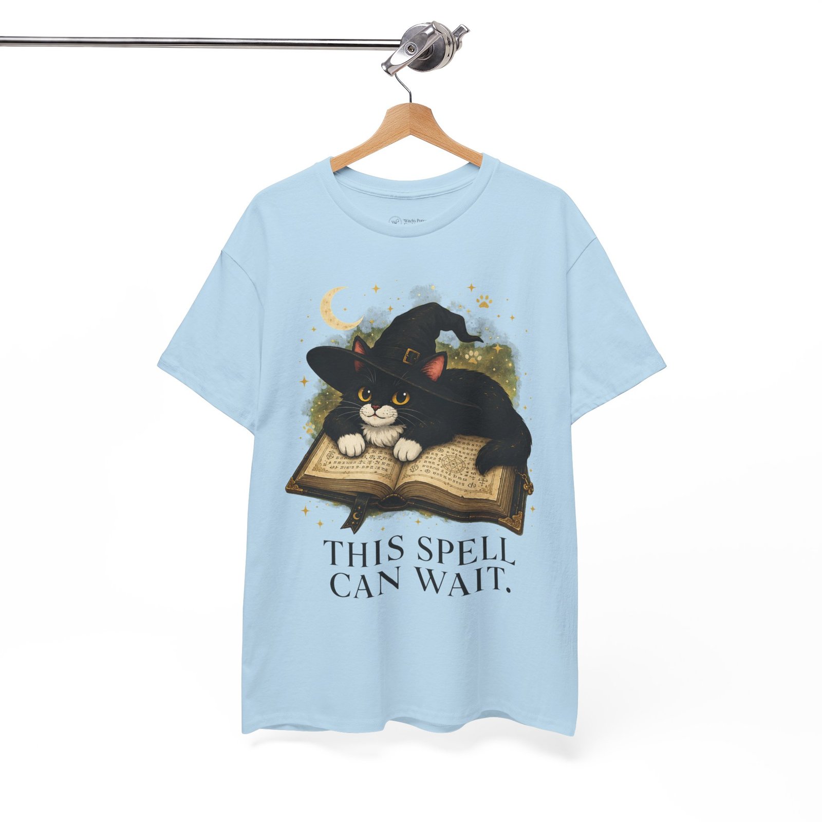 This Spell Can Wait Classic Tivis T-Shirt | Witchy Cat Book Lover Tee - Image 28