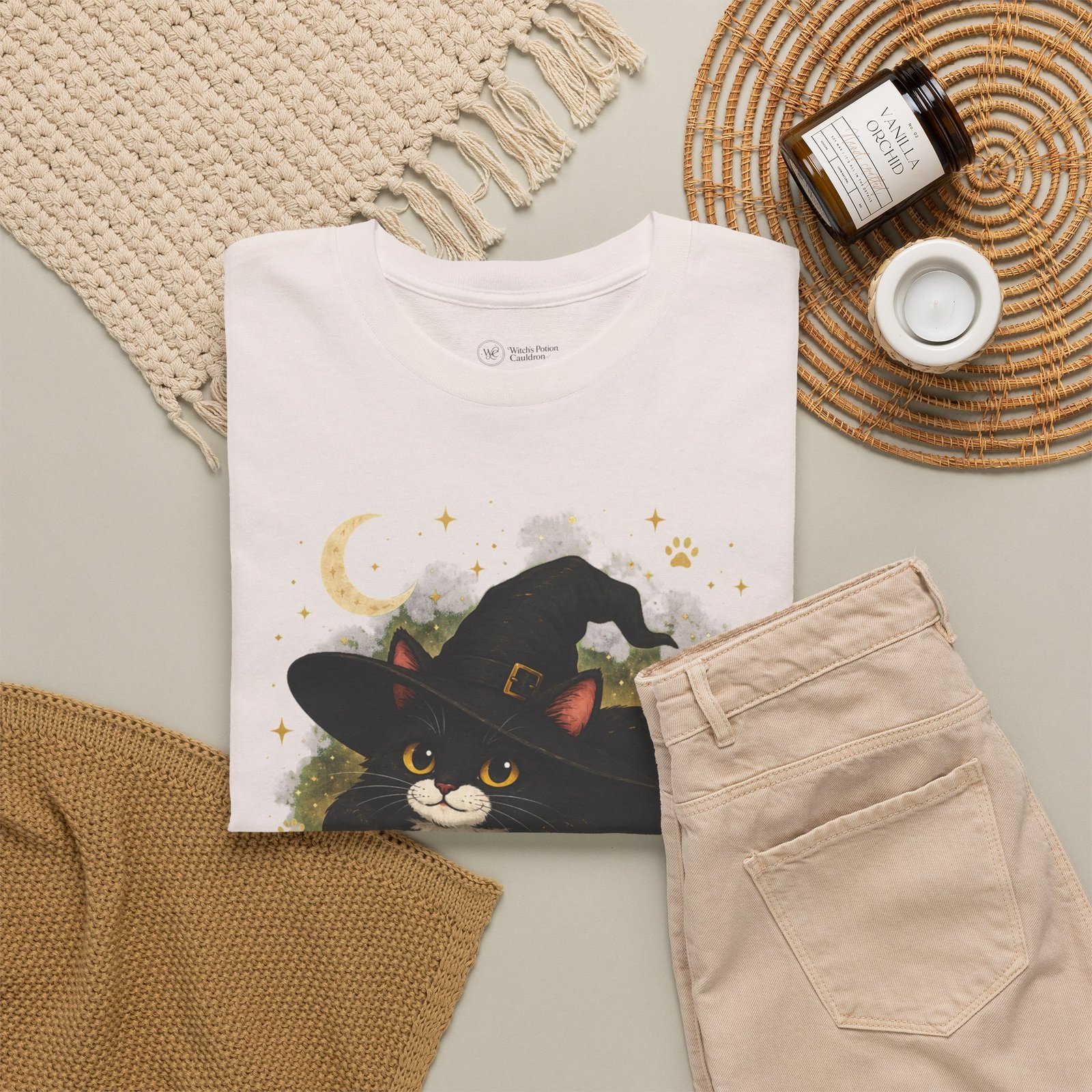 This Spell Can Wait Classic Tivis T-Shirt | Witchy Cat Book Lover Tee - Image 9