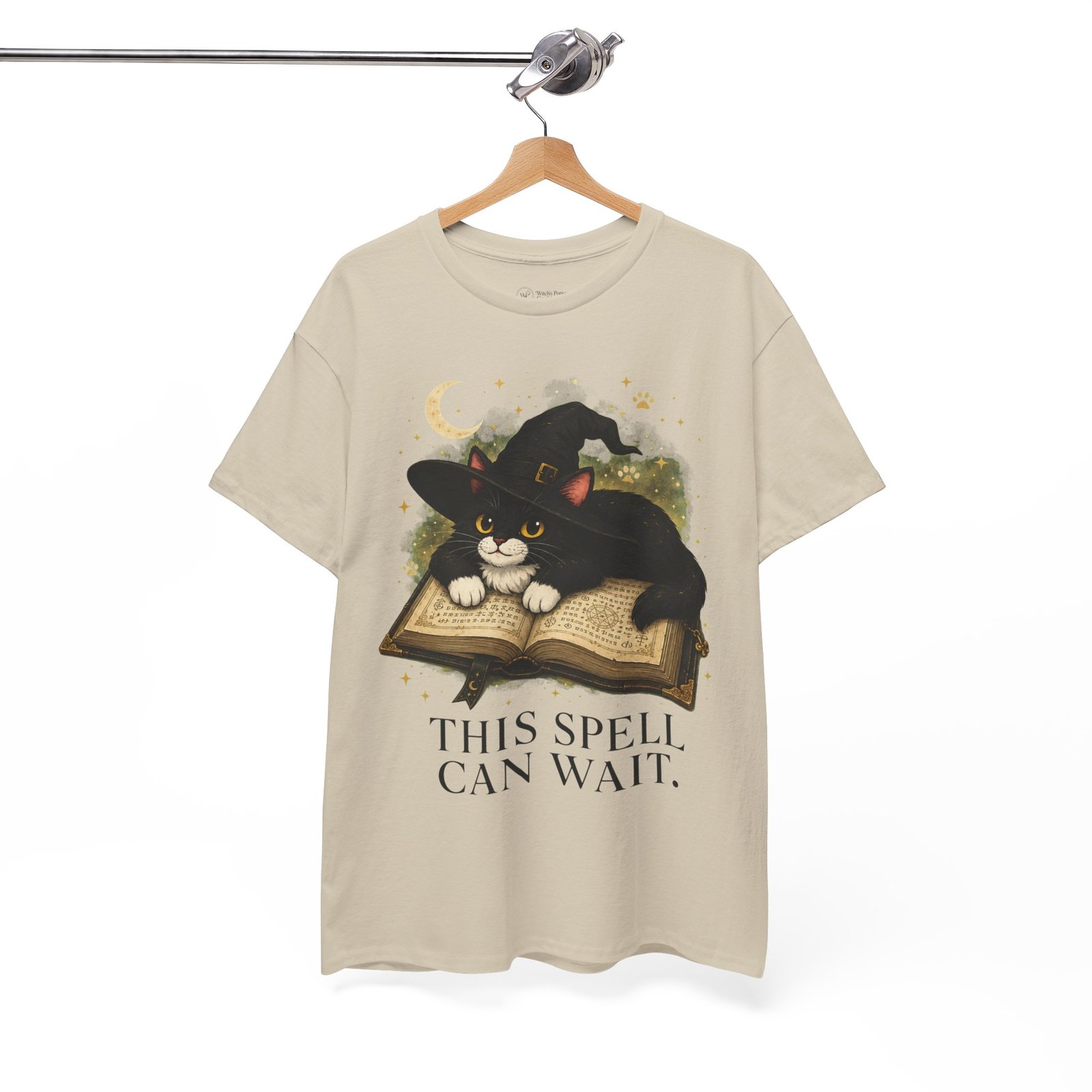 This Spell Can Wait Classic Tivis T-Shirt | Witchy Cat Book Lover Tee - Image 16