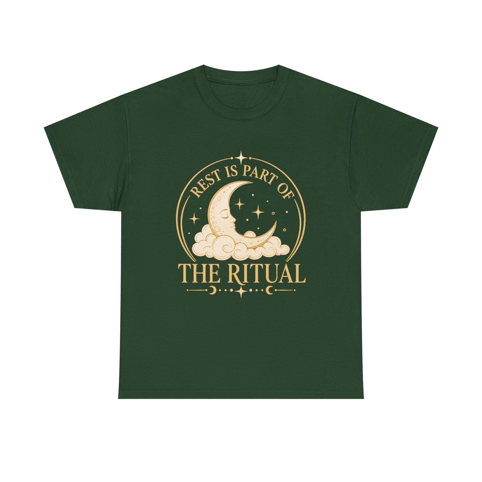 Rest Is Part of the Ritual Tee — Moon & Clouds Relaxation T-Shirt - Image 14