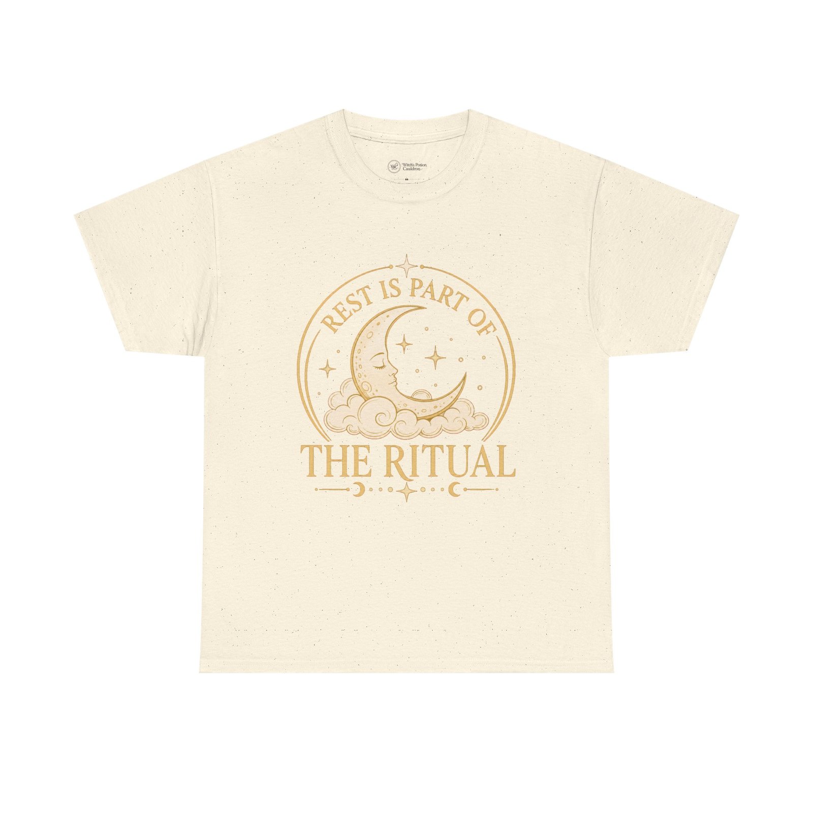 Rest Is Part of the Ritual Tee — Moon & Clouds Relaxation T-Shirt - Image 6