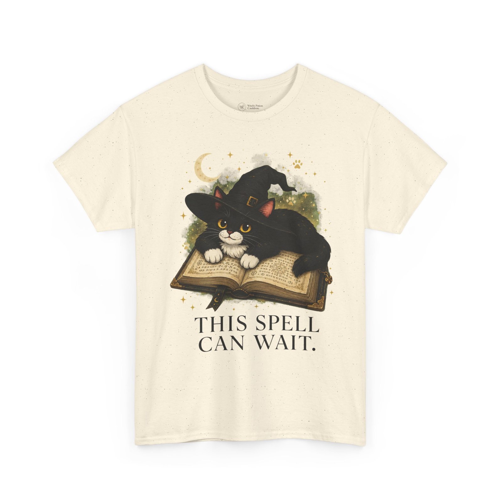 This Spell Can Wait Classic Tivis T-Shirt | Witchy Cat Book Lover Tee - Image 20