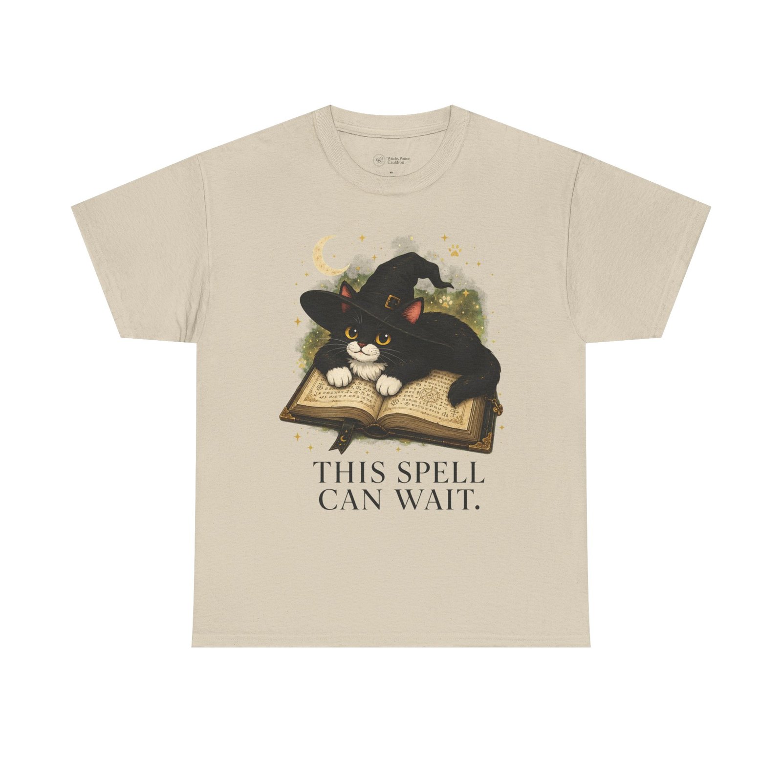 This Spell Can Wait Classic Tivis T-Shirt | Witchy Cat Book Lover Tee - Image 13