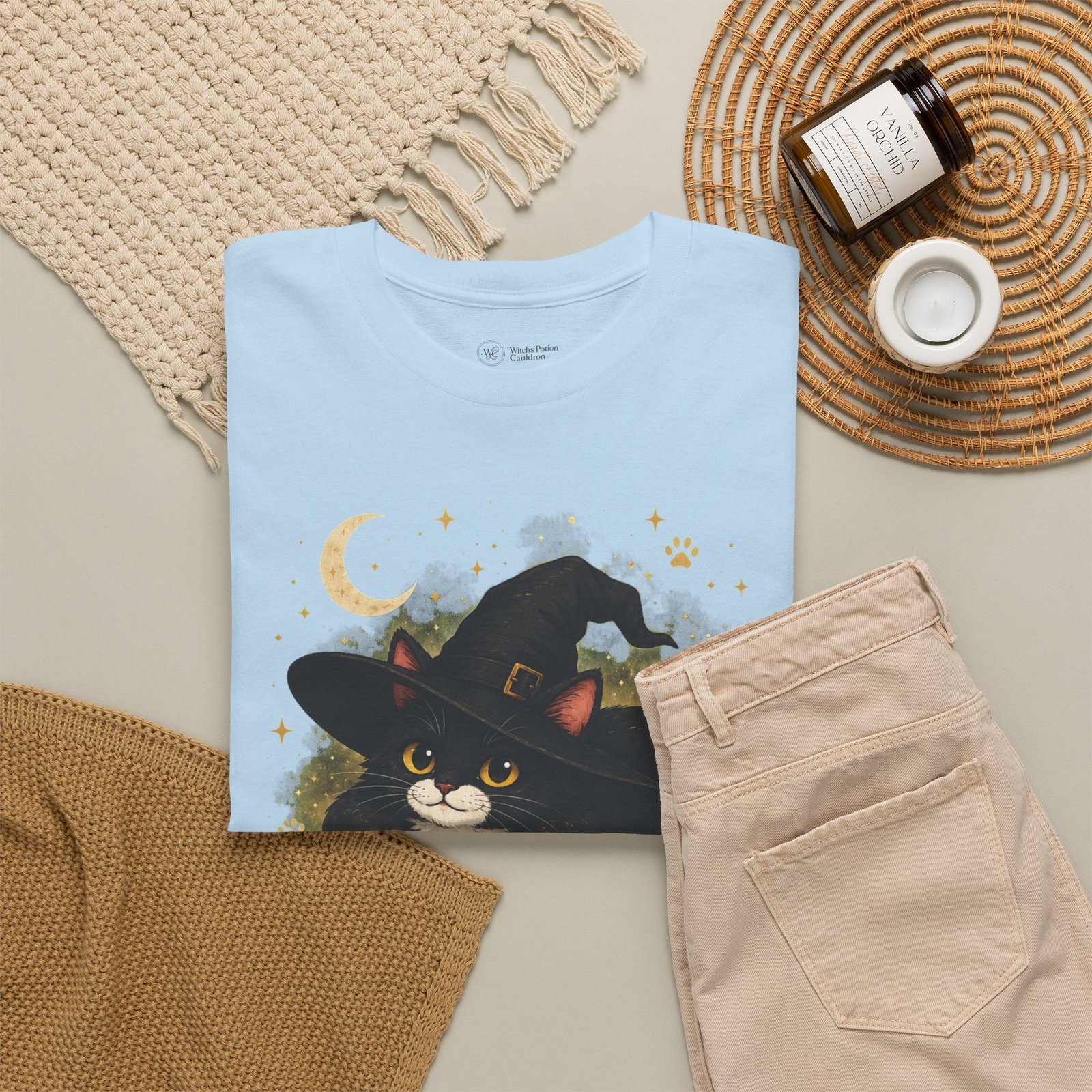 This Spell Can Wait Classic Tivis T-Shirt | Witchy Cat Book Lover Tee - Image 27