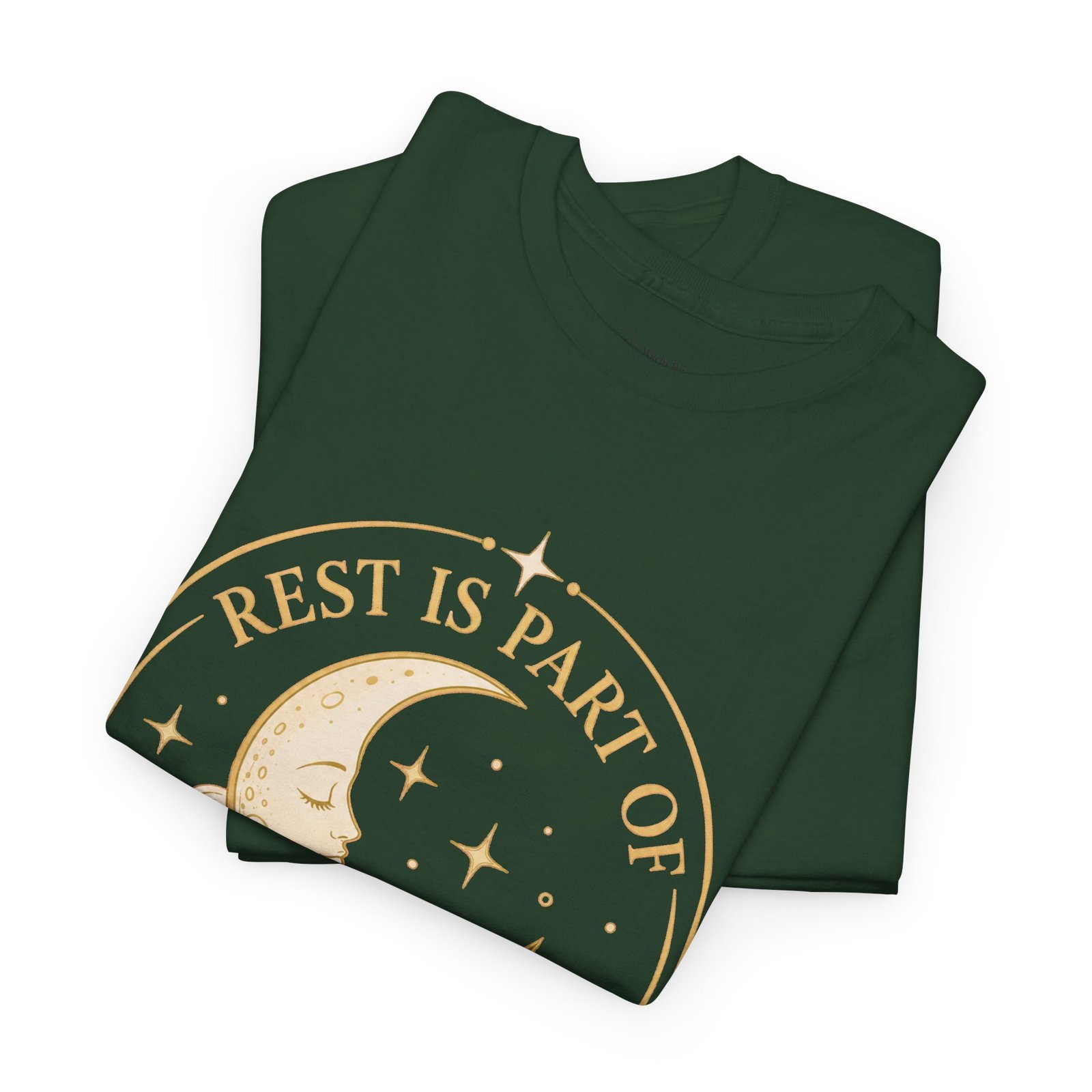 Rest Is Part of the Ritual Tee — Moon & Clouds Relaxation T-Shirt - Image 15