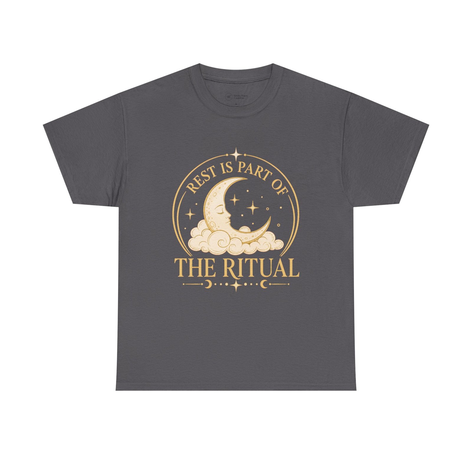 Rest Is Part of the Ritual Tee — Moon & Clouds Relaxation T-Shirt - Image 10